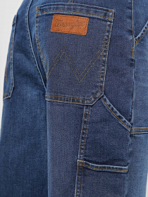 Широкие джинсы Wrangler Cropped Carpenter модель 112339507 Фото