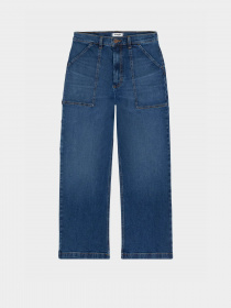 Широкие джинсы Wrangler Cropped Carpenter модель 112339507 Фото