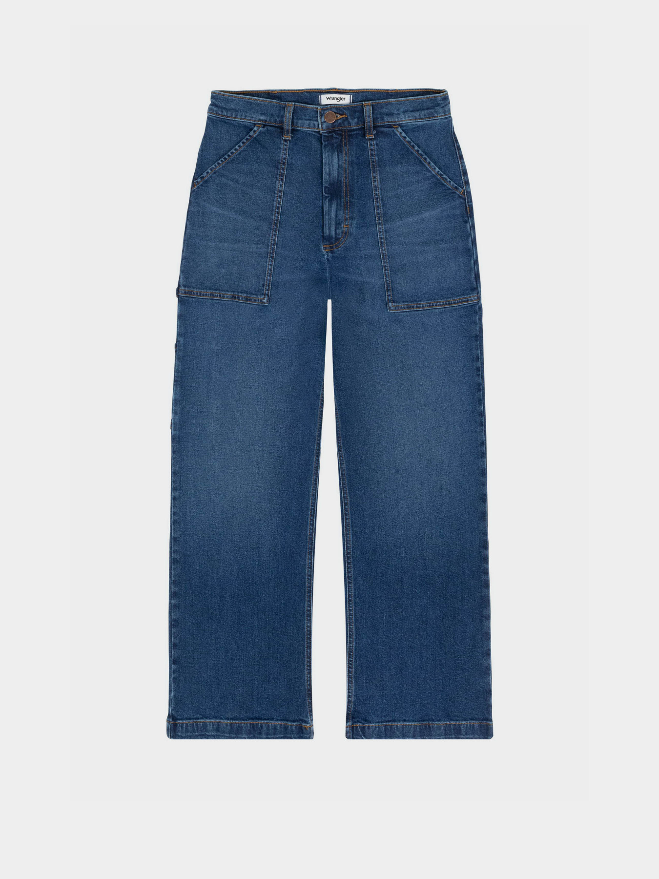 Широкі джинси Wrangler Cropped Carpenter модель 112339507 Фото