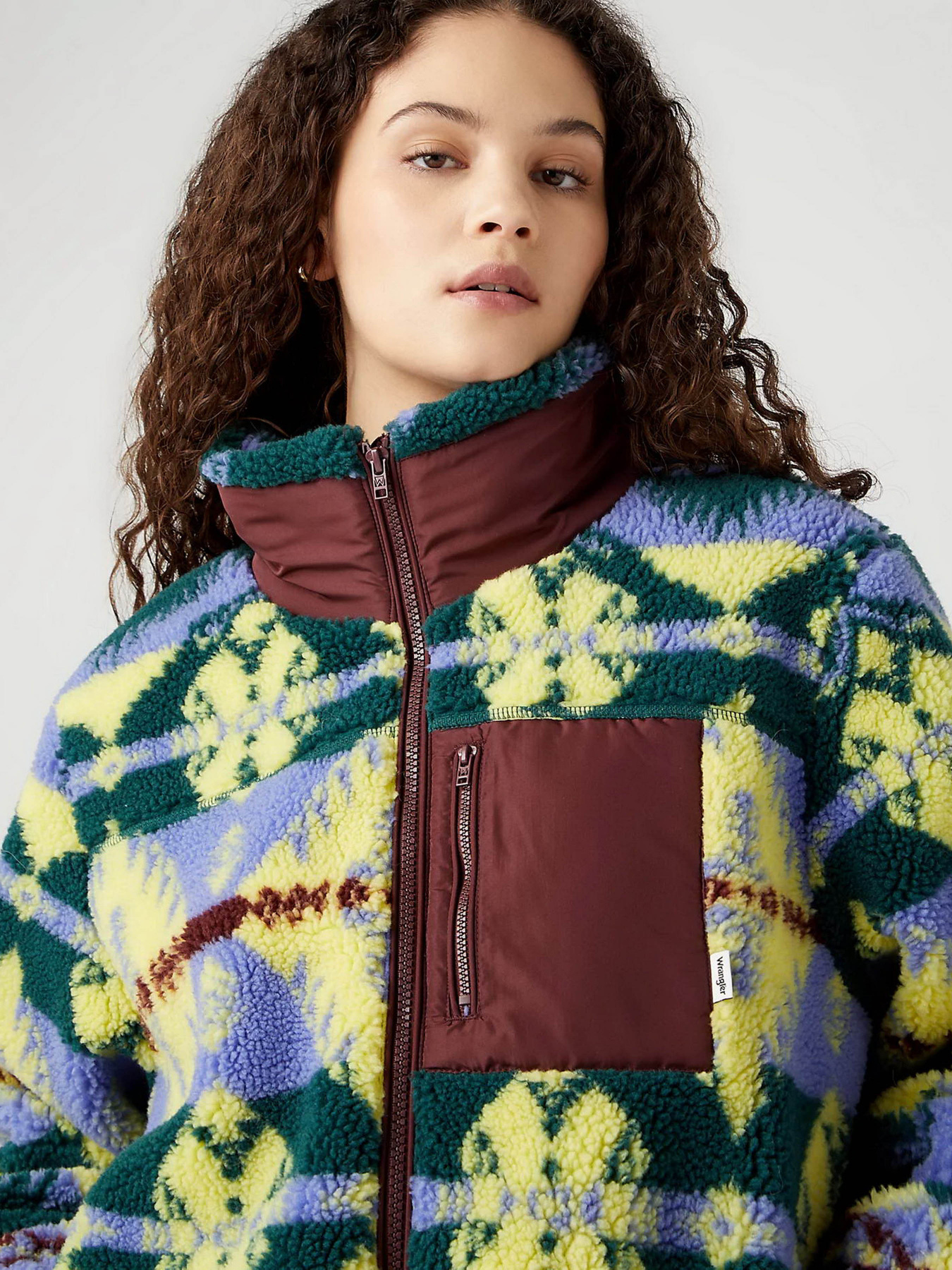 Демісезонна куртка Wrangler Sherpa Zip Through модель 112342654 Фото