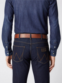 Ремень Wrangler Metal Loop модель W0080US6K Фото