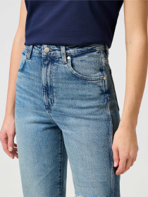 Джинсы мом Wrangler Mom Straight модель 112343582 Джинсы мом Wrangler Mom Straight модель 112343582 Фото