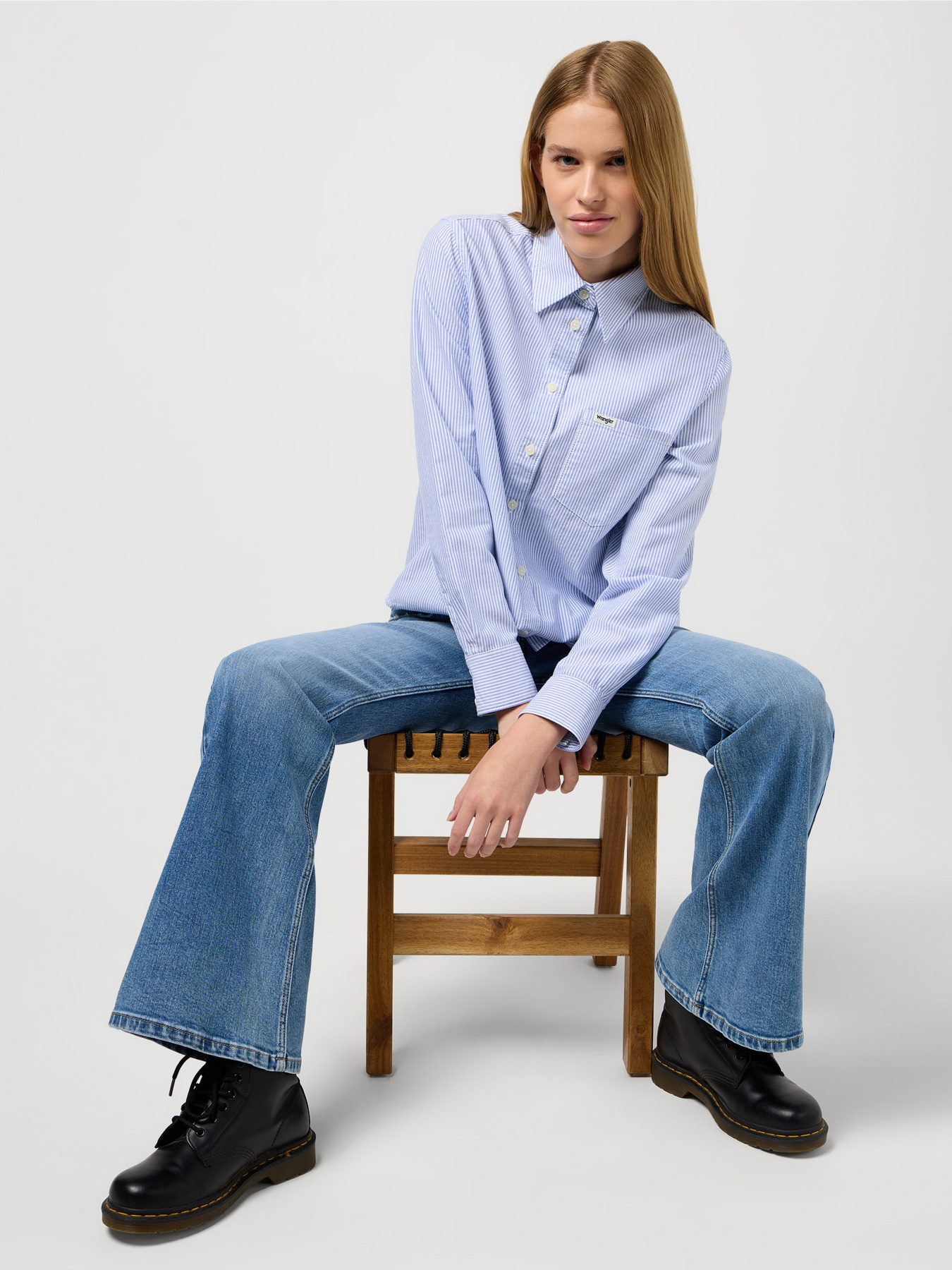 Сорочка повсякденна Wrangler 1 Pkt модель 112350326 Фото