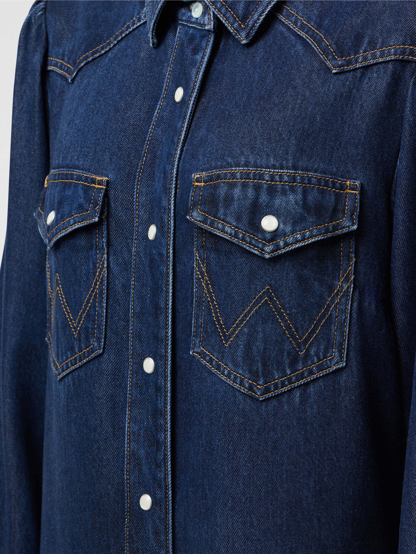 Платье мини Wrangler Balloonsleeve модель 112350339 Фото