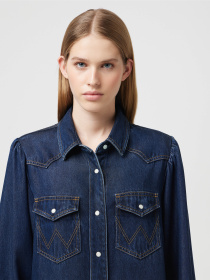 Сукня міні Wrangler Balloonsleeve модель 112350339 Фото