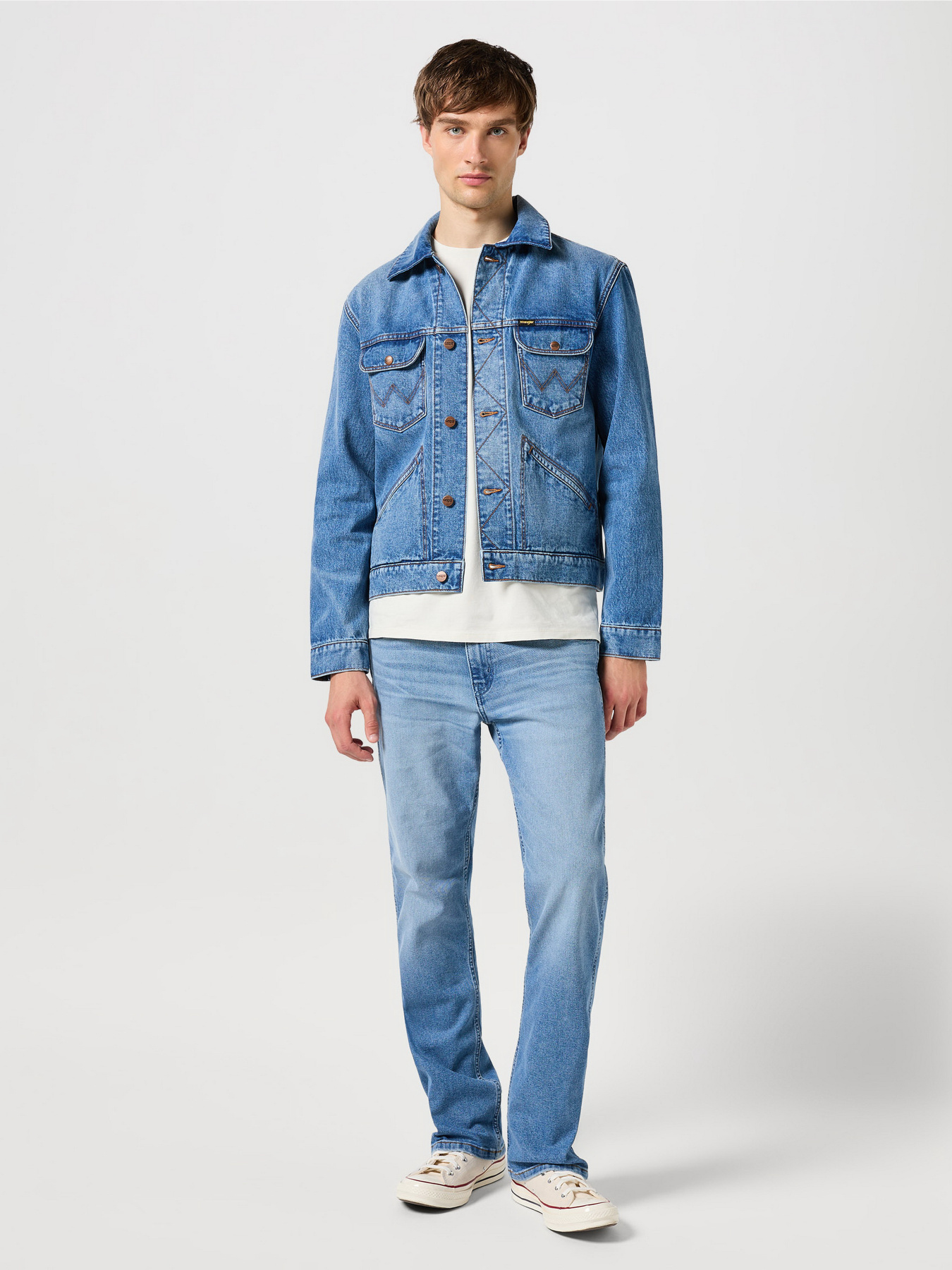 Джинсовая куртка Wrangler 124Mj модель 112350476 Фото