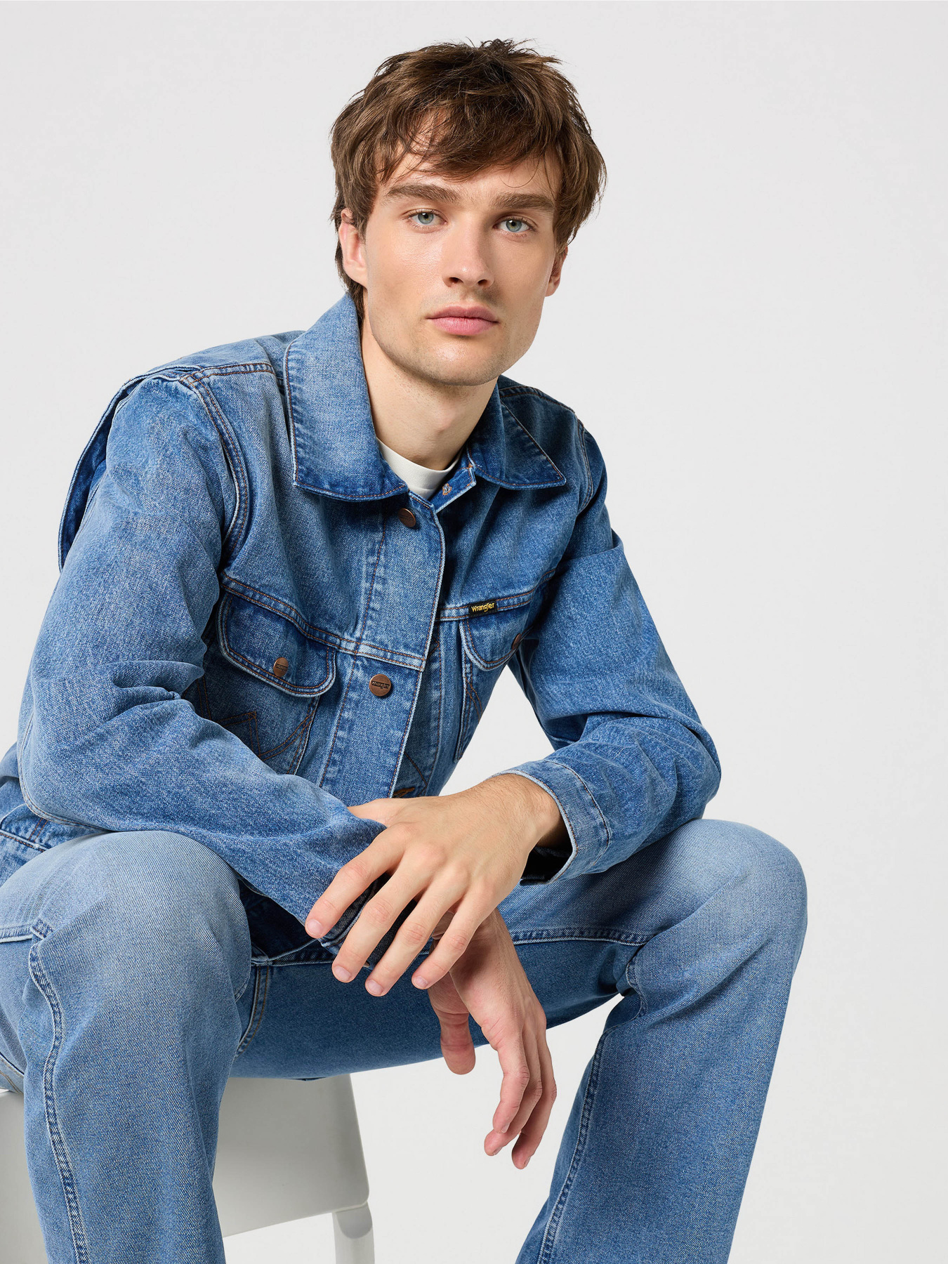 Джинсовая куртка Wrangler 124Mj модель 112350476 Фото