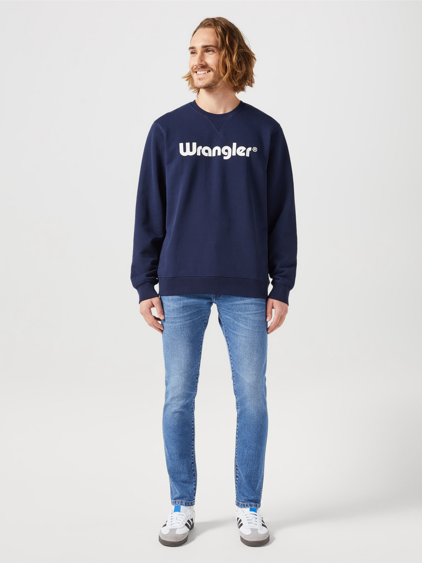 Свитшот Wrangler Logo Crew модель 112350539 Фото
