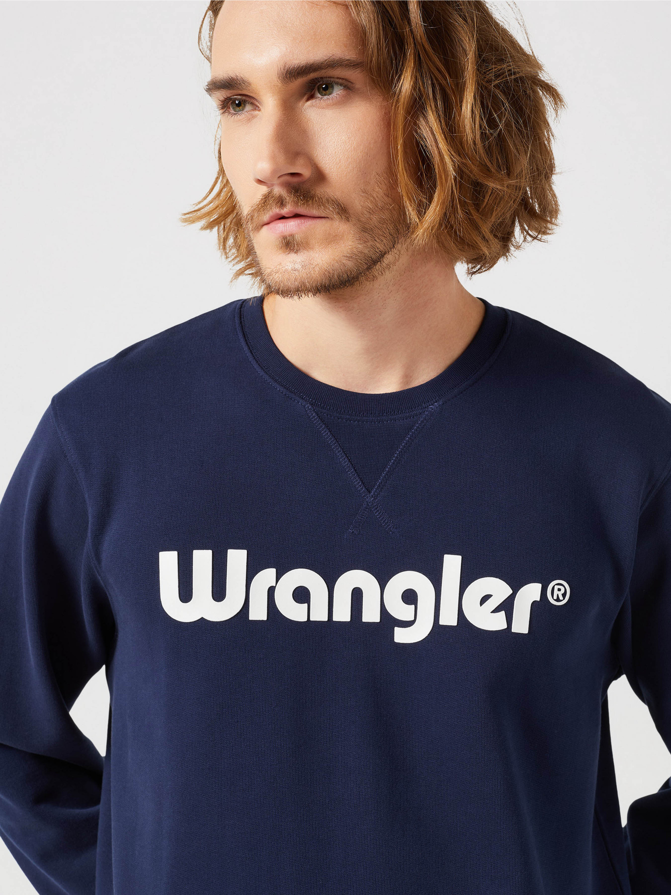 Свитшот Wrangler Logo Crew модель 112350539 Свитшот Wrangler Logo Crew модель 112350539 Фото