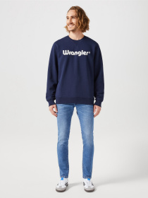Свитшот Wrangler Logo Crew модель 112350539 Свитшот Wrangler Logo Crew модель 112350539 Фото