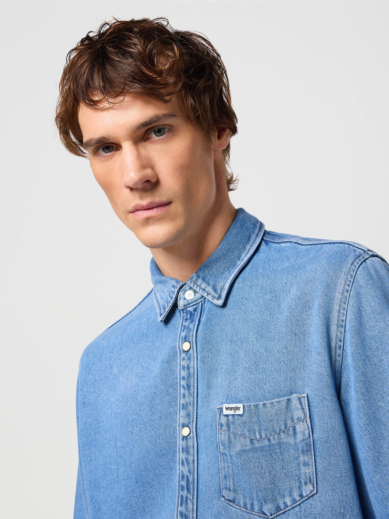Сорочка повсякденна Wrangler Ls 1 Pkt модель 112350578 Фото
