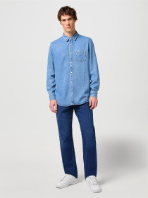 Сорочка повсякденна Wrangler Ls 1 Pkt модель 112350578 Фото