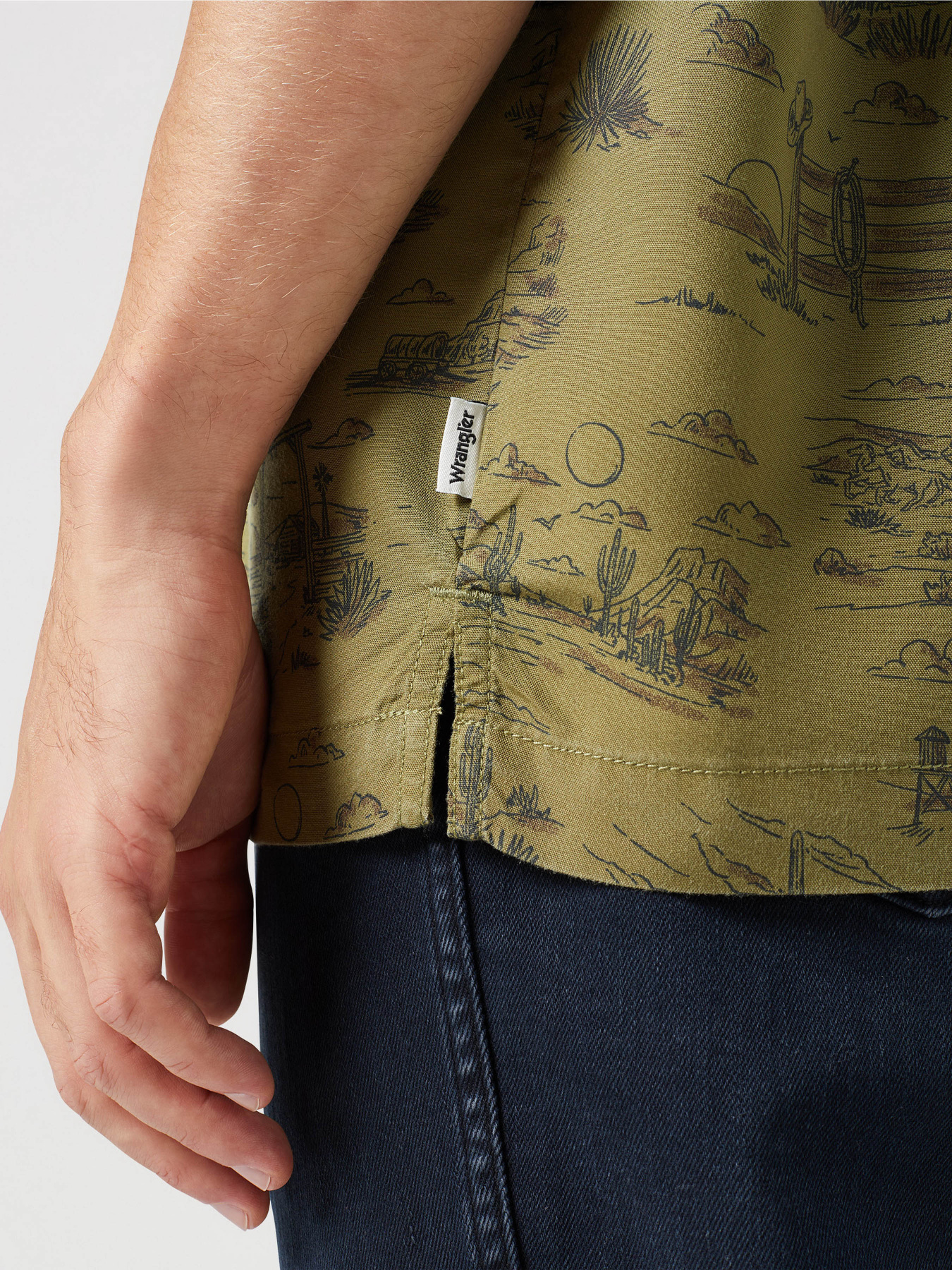 Рубашка повседневная Wrangler Ss Resort модель 112350580 Рубашка повседневная Wrangler Ss Resort модель 112350580 Фото