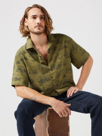 Рубашка повседневная Wrangler Ss Resort модель 112350580 Рубашка повседневная Wrangler Ss Resort модель 112350580 Фото