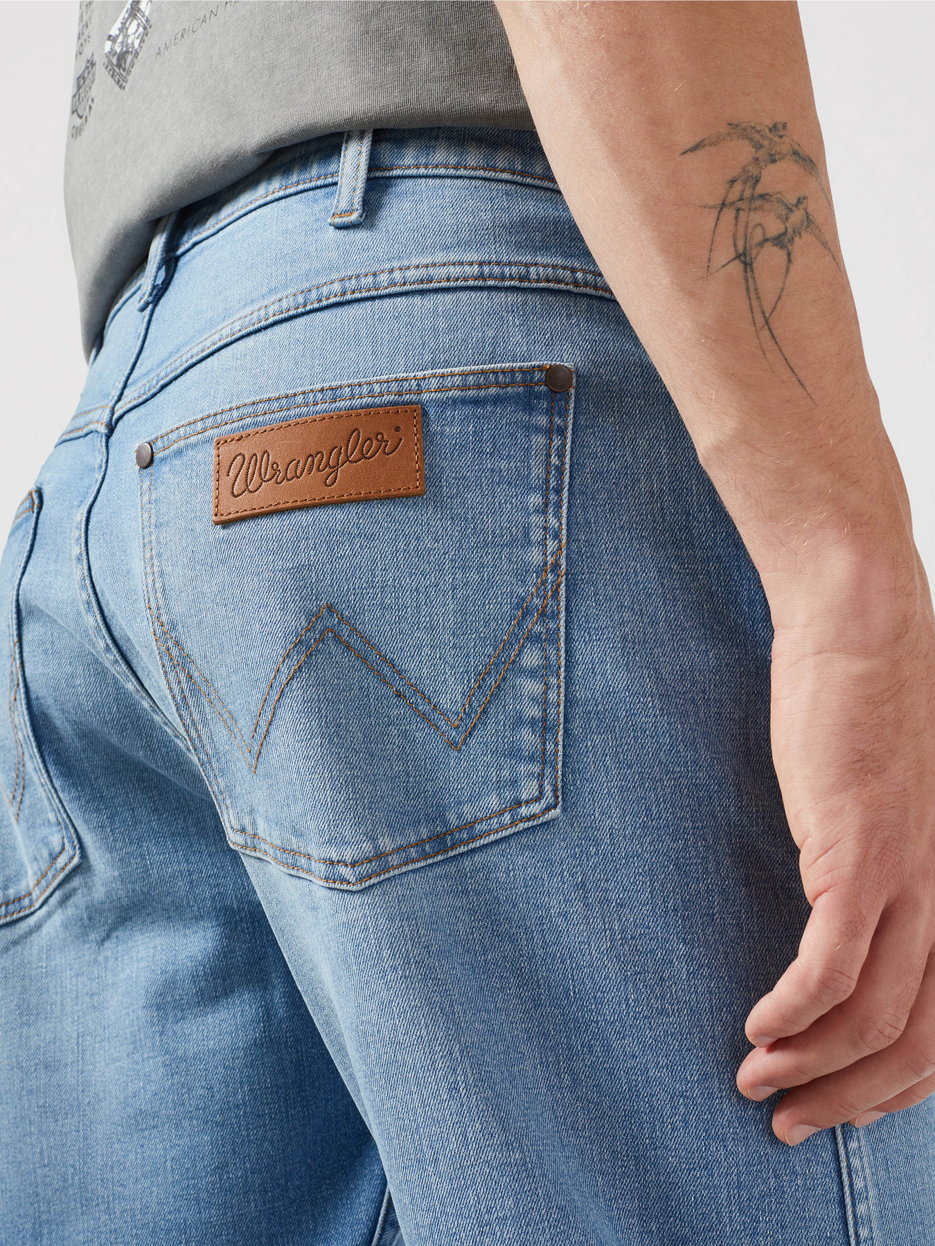 Прямі джинси Wrangler Frontier модель 112350807 Фото