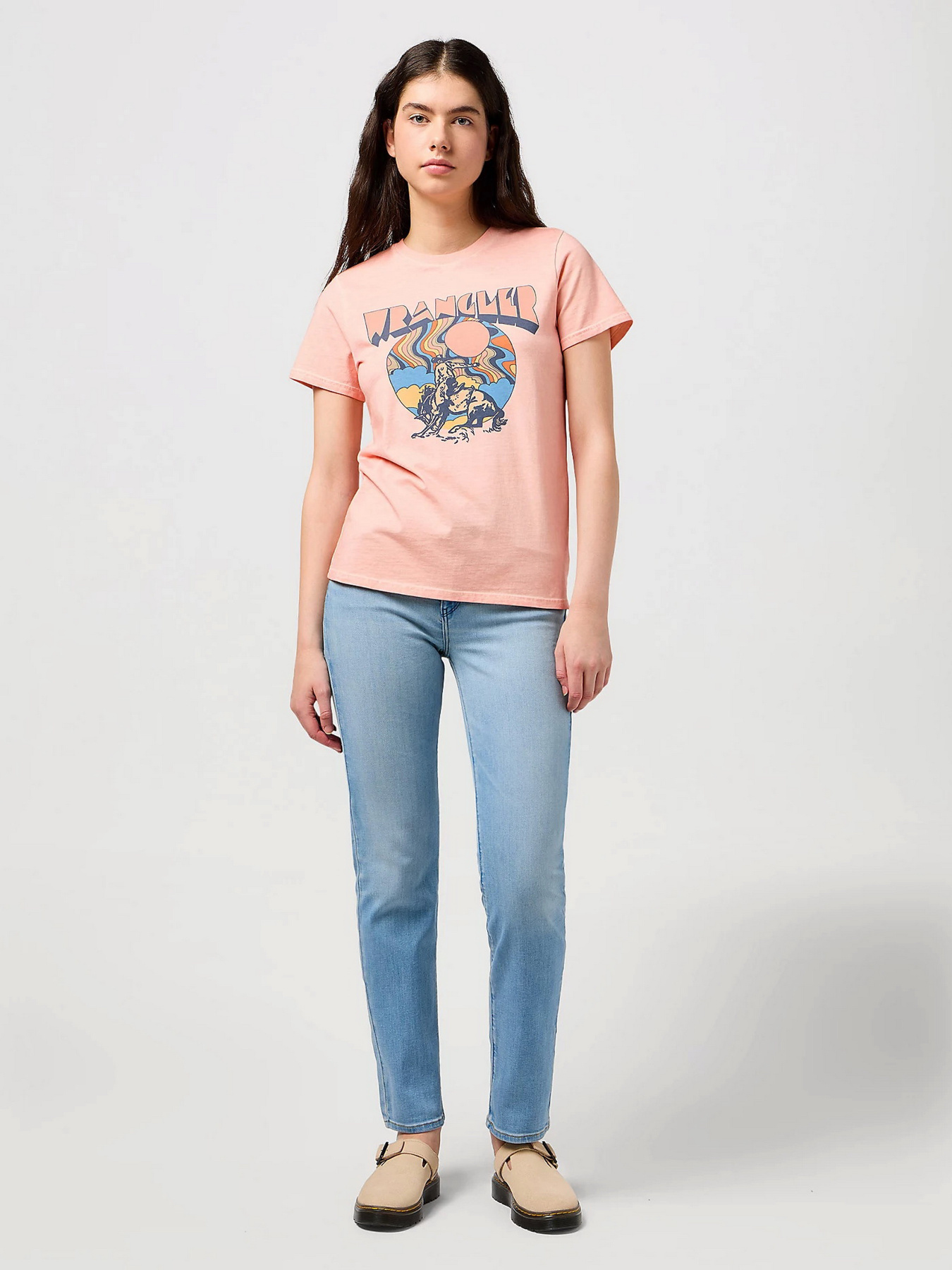 Прямые джинсы Wrangler Straight модель 112350946 Фото