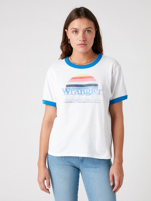 Футболки і поло Wrangler Ringer модель W7S0DR989 Фото