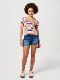 Джинсовые шорты Wrangler Cowboy 5 Inch модель 112351042 Фото