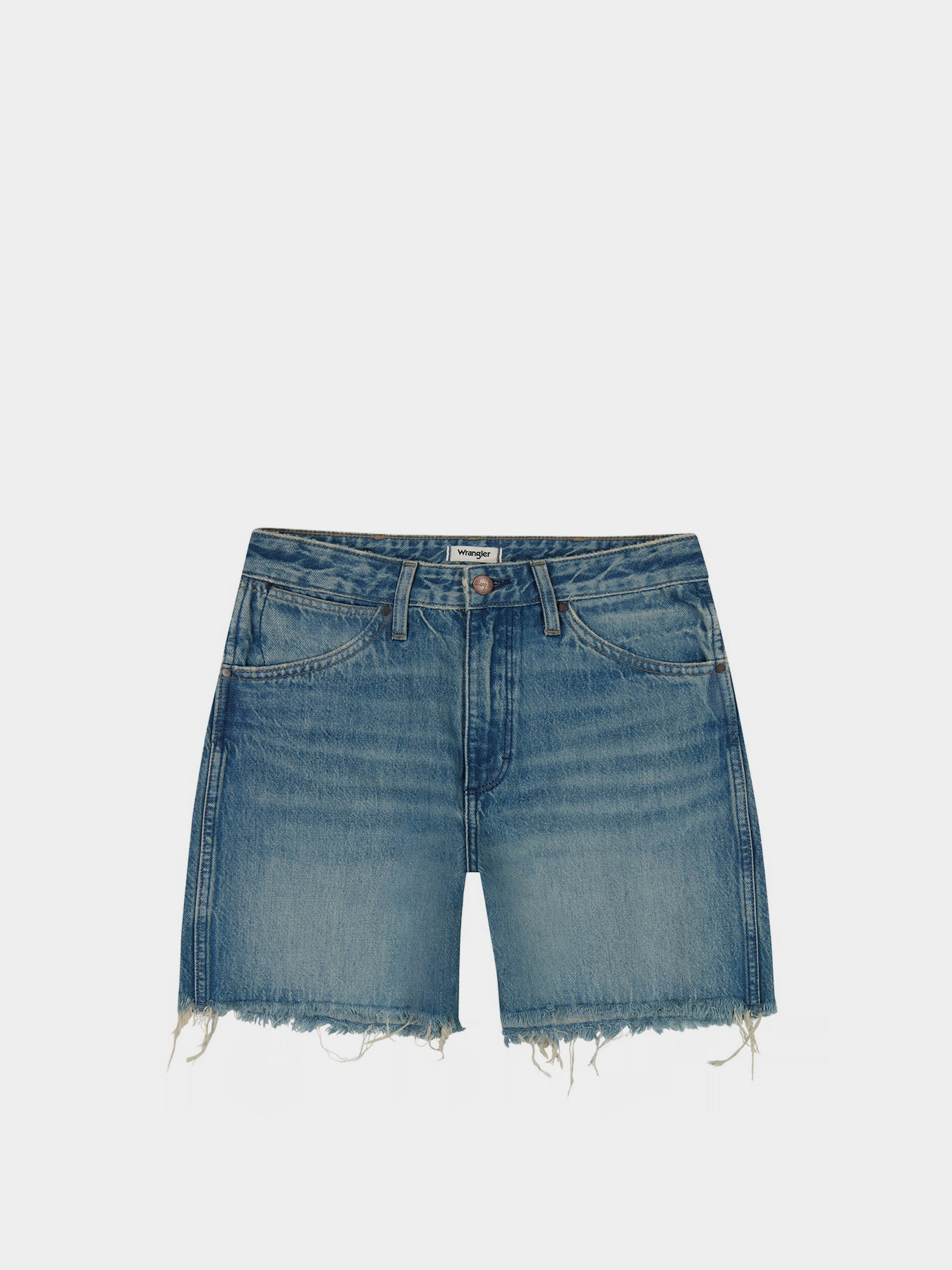 Шорти джинсові Wrangler Cowboy 5 Inch модель 112351075 Фото