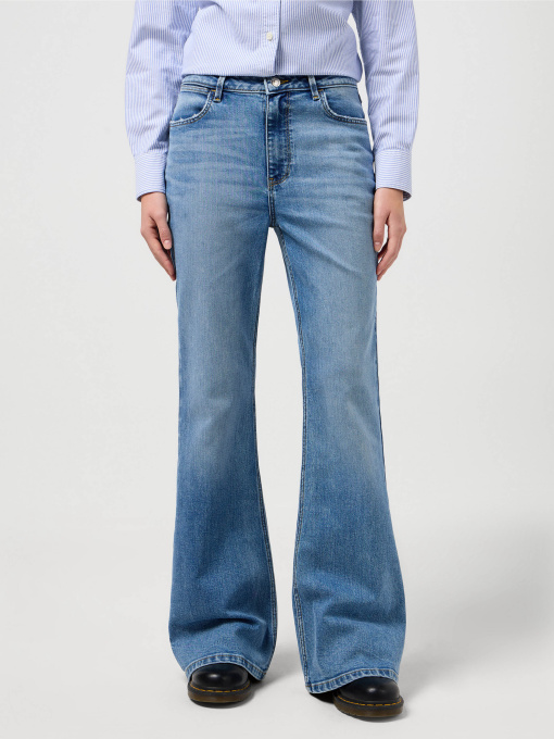 Расклешенные джинсы Wrangler Fierce Flare модель 112351971 Фото