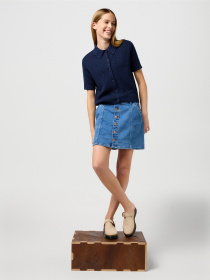 Джинсовая юбка Wrangler Denim Mini модель 112352524 Фото