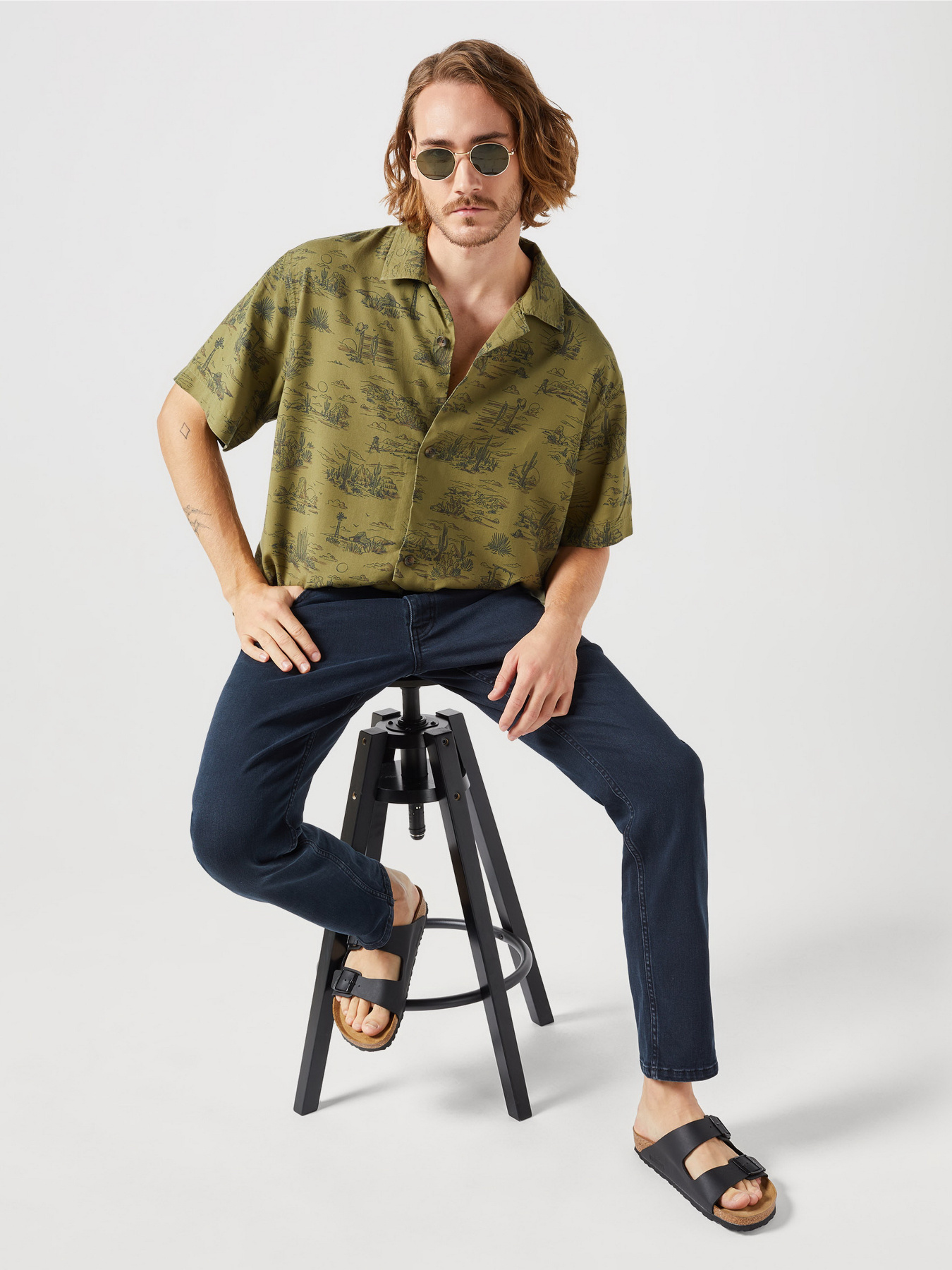 Прямые джинсы Wrangler River модель 112352674 Фото