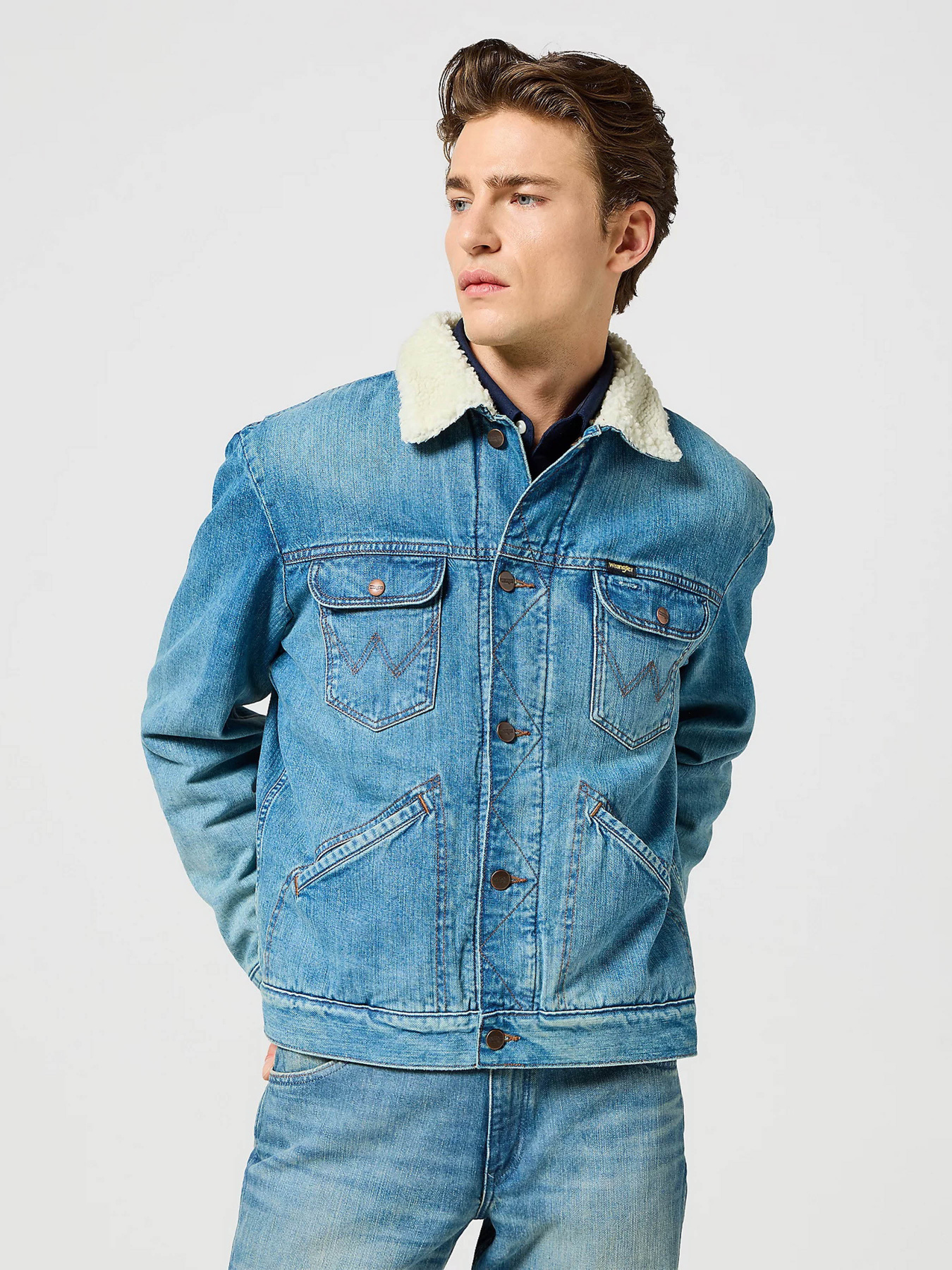 Джинсовая куртка Wrangler модель 112357271 Фото