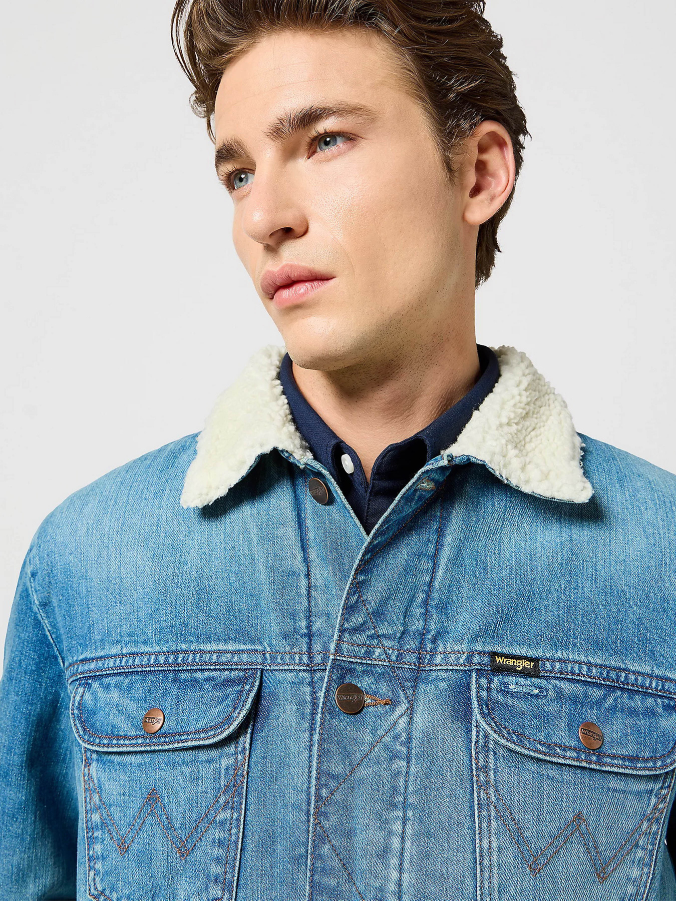 Джинсовая куртка Wrangler модель 112357271 Фото