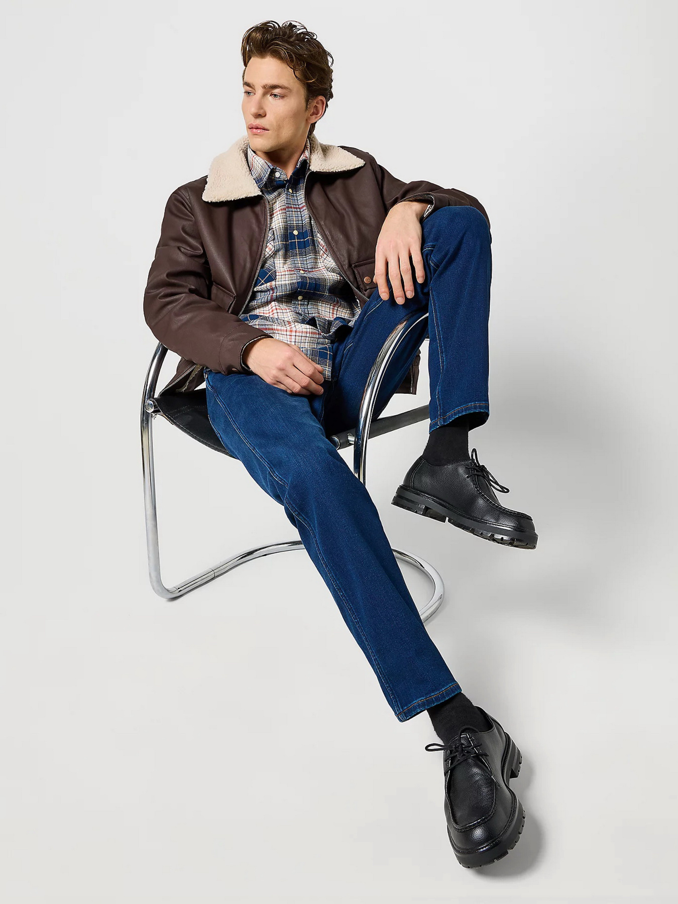 Прямые джинсы Wrangler модель 112357414 Фото