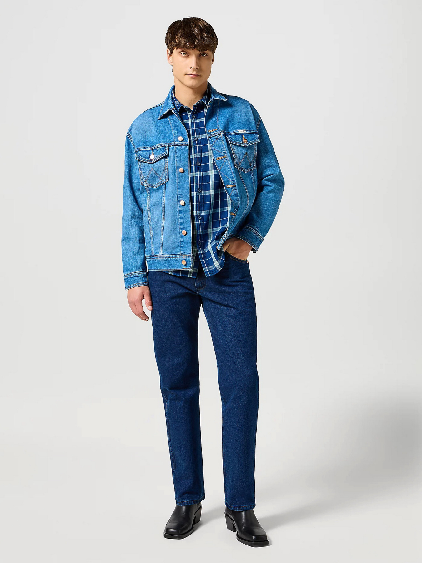 Прямые джинсы Wrangler модель 112358499 Фото