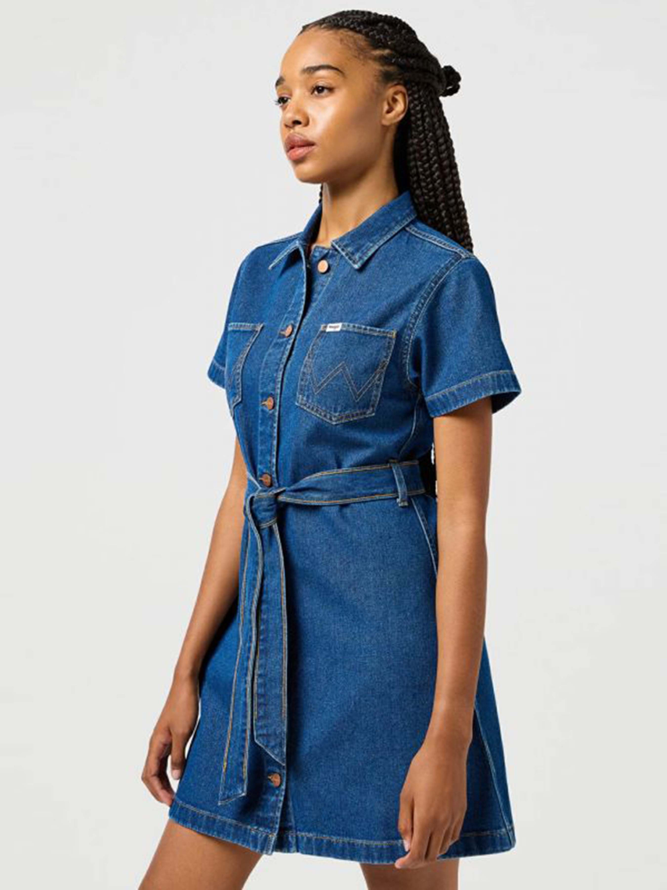 Платье мини Wrangler модель 112362332 Платье мини Wrangler модель 112362332 Фото