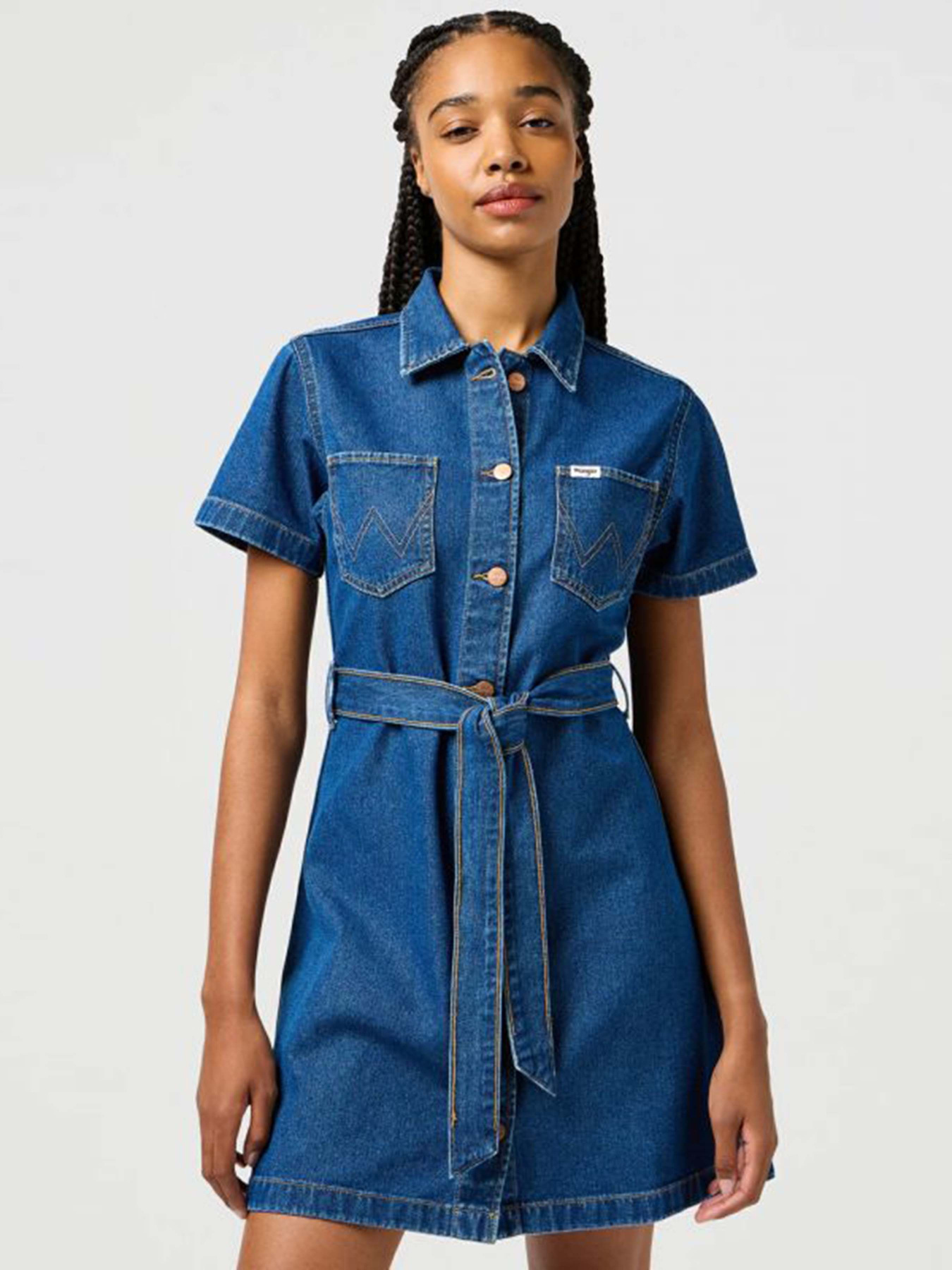 Платье мини Wrangler модель 112362332 Платье мини Wrangler модель 112362332 Фото