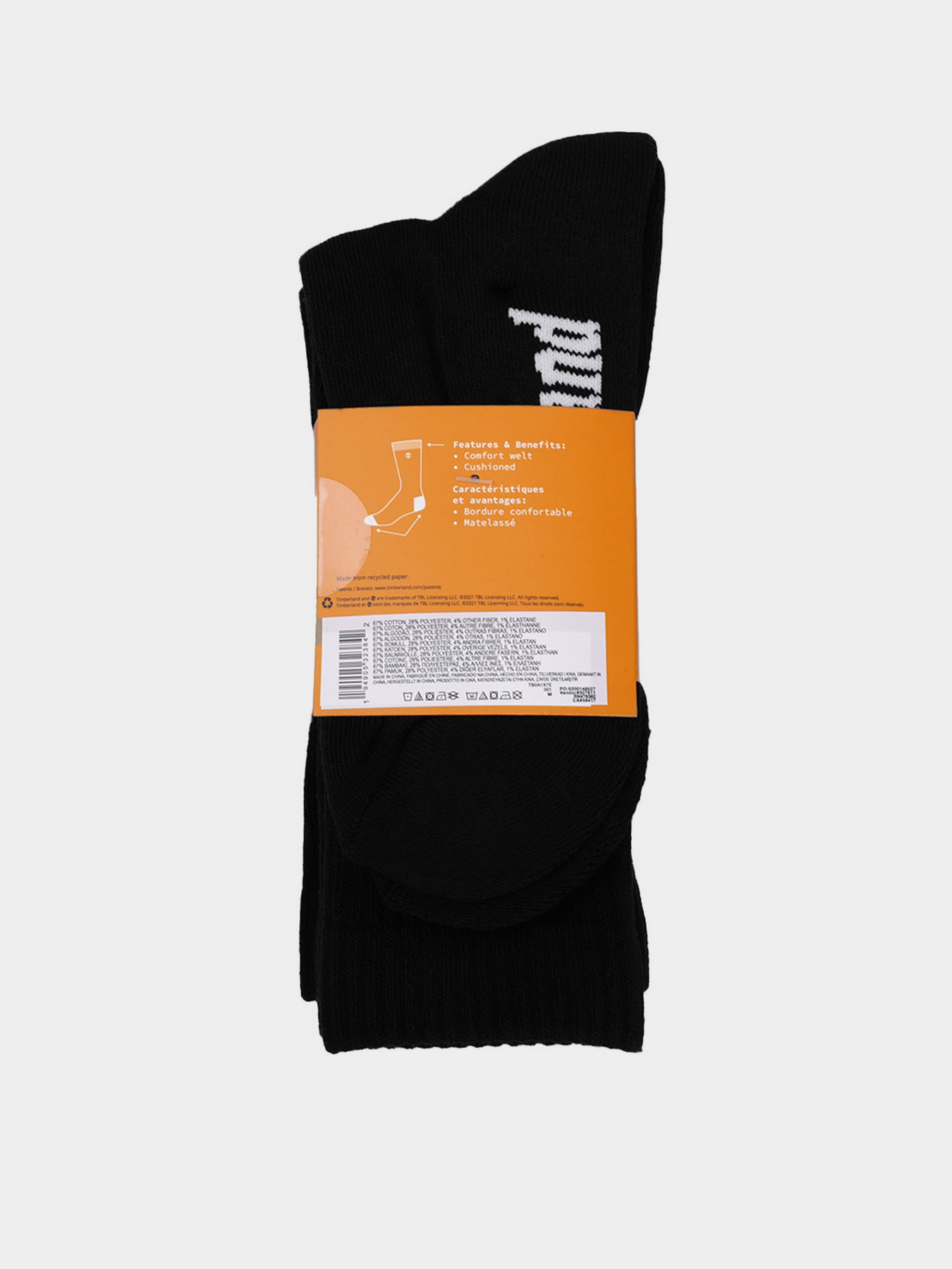 Набор носков Timberland 3PP Core Crew модель TB0A1XKA001 Фото