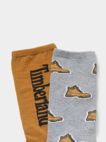 Набір шкарпеток Timberland Gender 2 Pair Pack All-over Print Crew модель TB0A2PVD052 Набір шкарпеток Timberland Gender 2 Pair Pack All-over Print Crew модель TB0A2PVD052 Фото