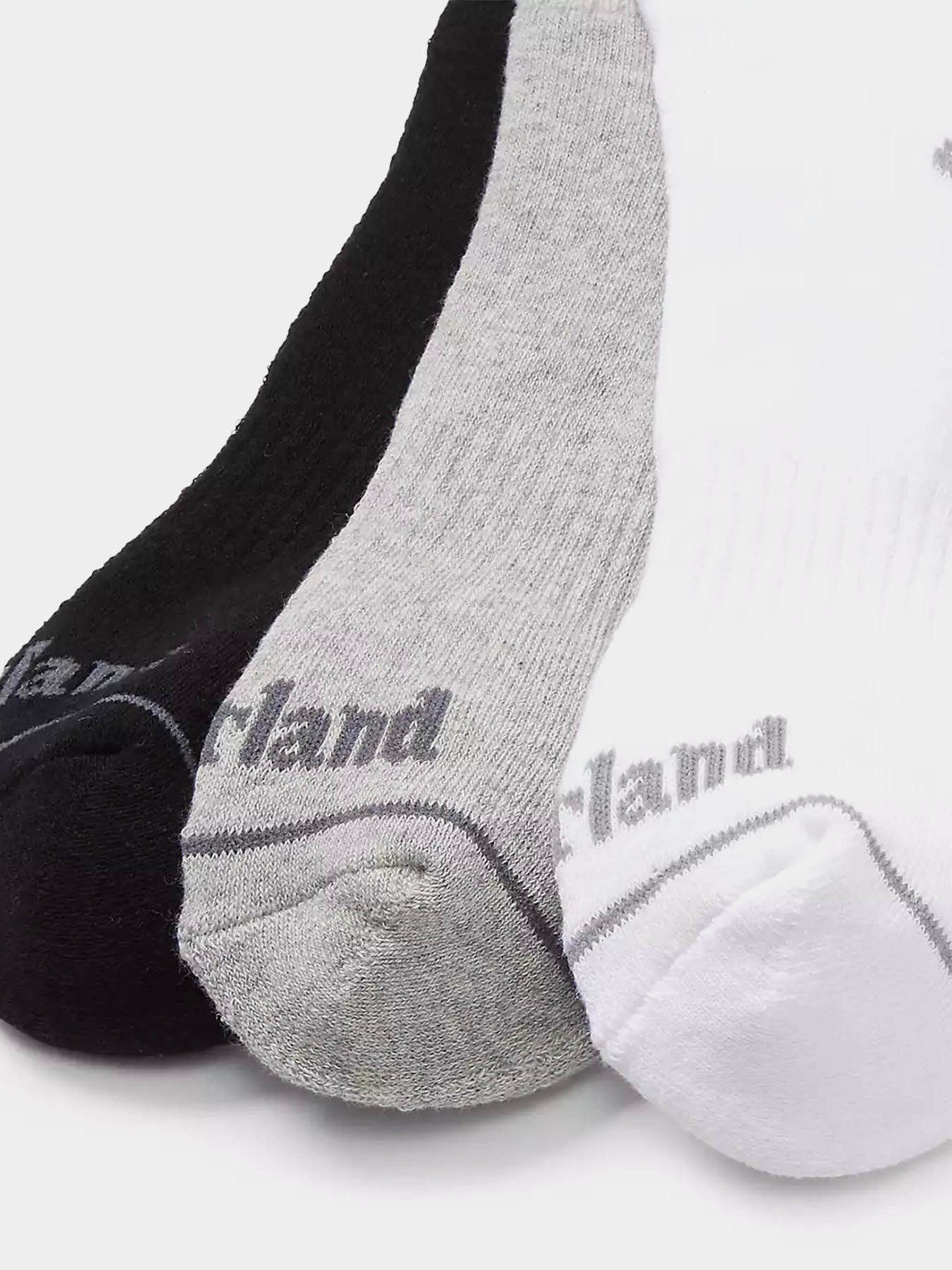 Набір шкарпеток Timberland 3-Pack Bowden Quarter модель TB0A2PU2M05 Набір шкарпеток Timberland 3-Pack Bowden Quarter модель TB0A2PU2M05 Фото