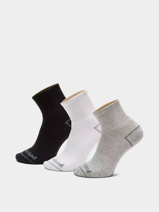 Набір шкарпеток Timberland 3-Pack Bowden Quarter модель TB0A2PU2M05 Фото