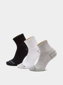 Набір шкарпеток Timberland 3-Pack Bowden Quarter модель TB0A2PU2M05 Набір шкарпеток Timberland 3-Pack Bowden Quarter модель TB0A2PU2M05 Фото