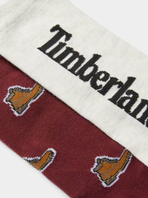 Набір шкарпеток Timberland All Gender 2 Pair Pack All-over Print Crew модель TB0A2PVDEFF Фото