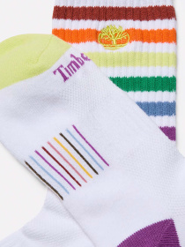 Шкарпетки Timberland Multi Stripe Low Crew модель TB0A6BHK100 Фото