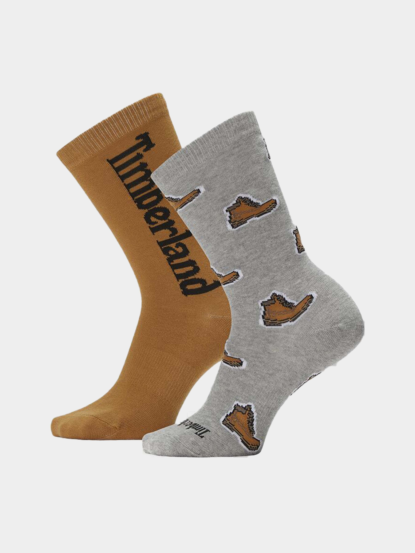 Набор носков Timberland All-Over Boot Print Crew модель TB0A6BTB052 Фото
