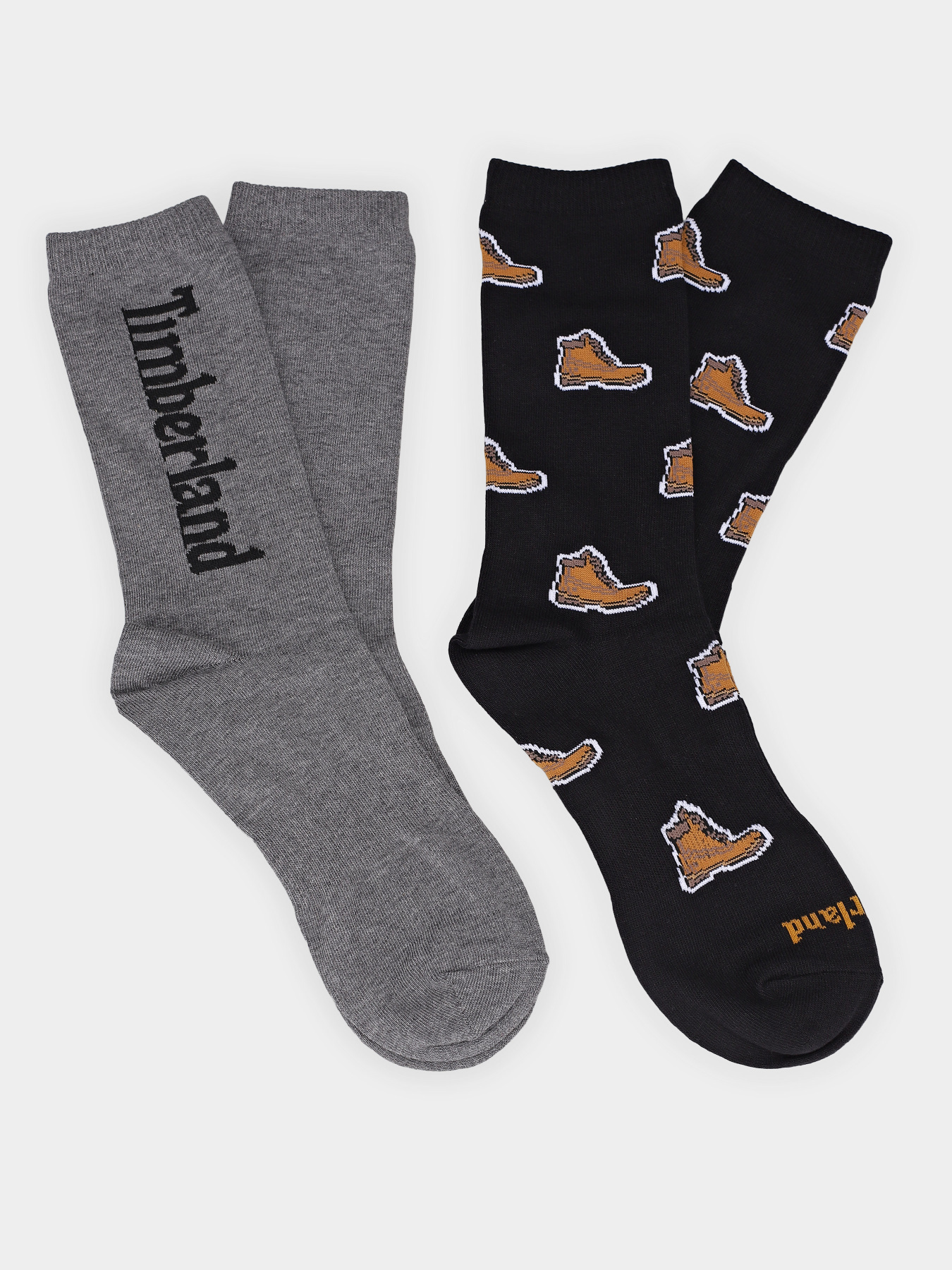 Набор носков Timberland All-Over Boot Print Crew модель TB0A6BTB001 Фото