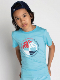 Футболка Timberland Kids модель T25R74/82G Футболка Timberland Kids модель T25R74/82G Фото