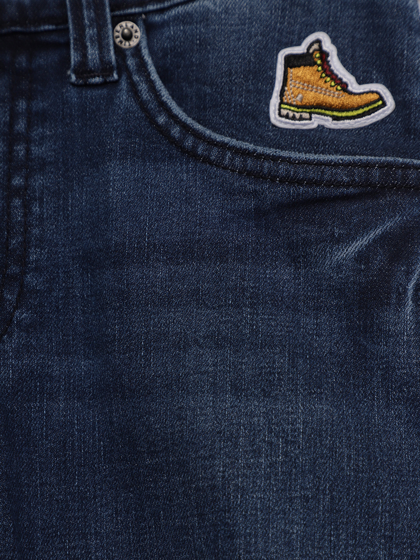 Прямые джинсы Timberland Kids модель T24B61/Z25 Фото