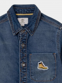 Рубашка Timberland Kids модель T25S52/Z25 Фото