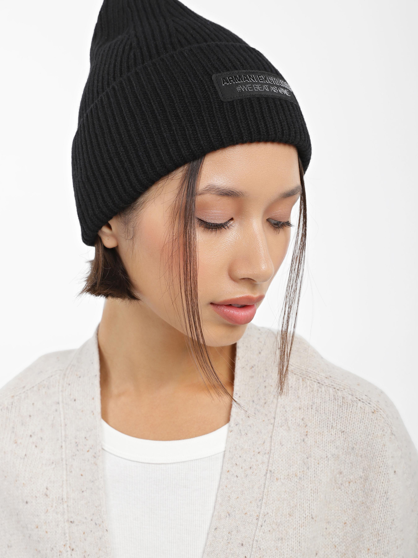 Шапка Armani Exchange We beats as one модель 940343-3F300-00020 Фото