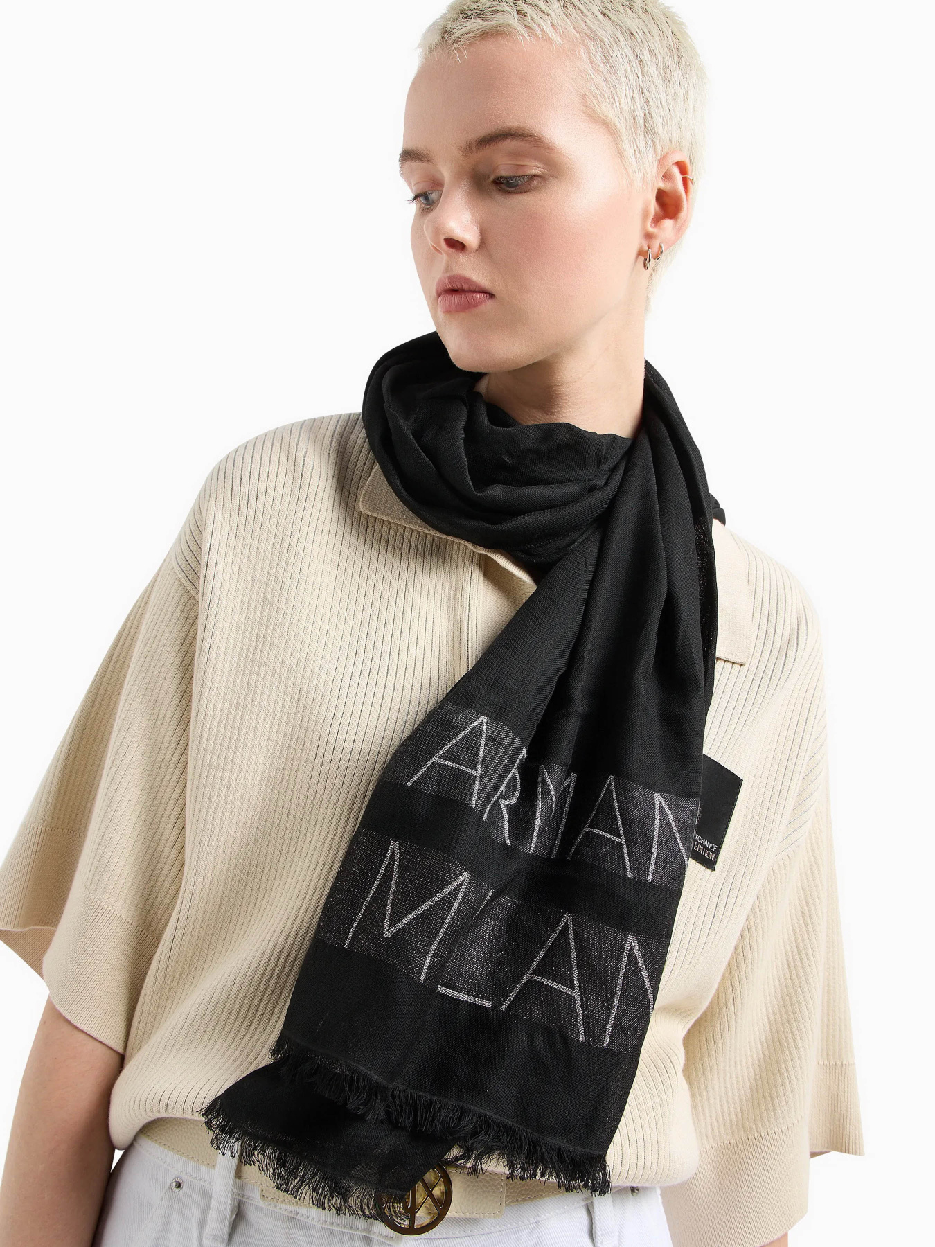 Шарф Armani Exchange модель 944303-4R153-03420 Шарф Armani Exchange модель 944303-4R153-03420 Фото