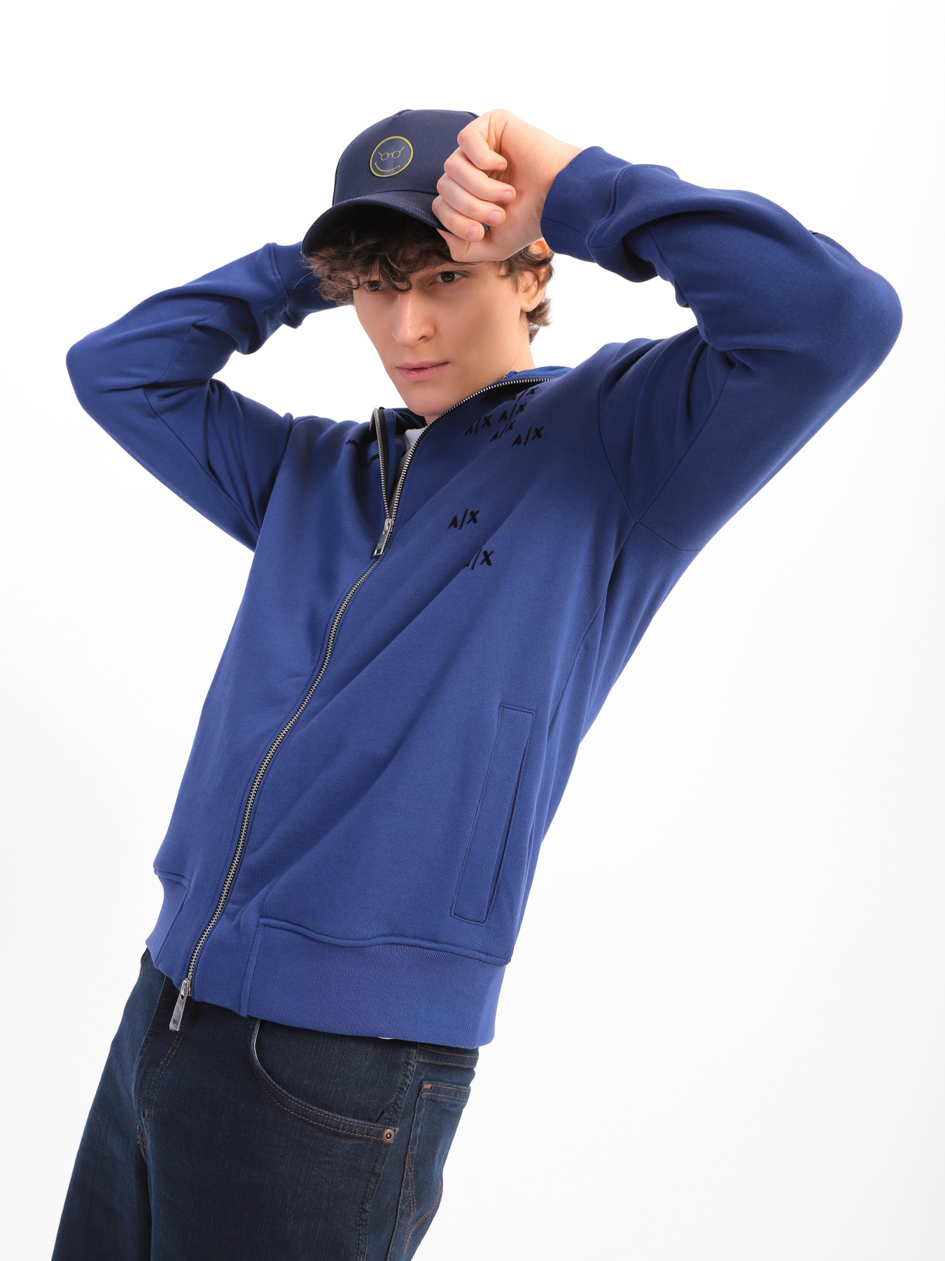 Кепка Armani Exchange SMILEYWORLD® модель 944163-2F191-68035 Кепка Armani Exchange SMILEYWORLD® модель 944163-2F191-68035 Фото