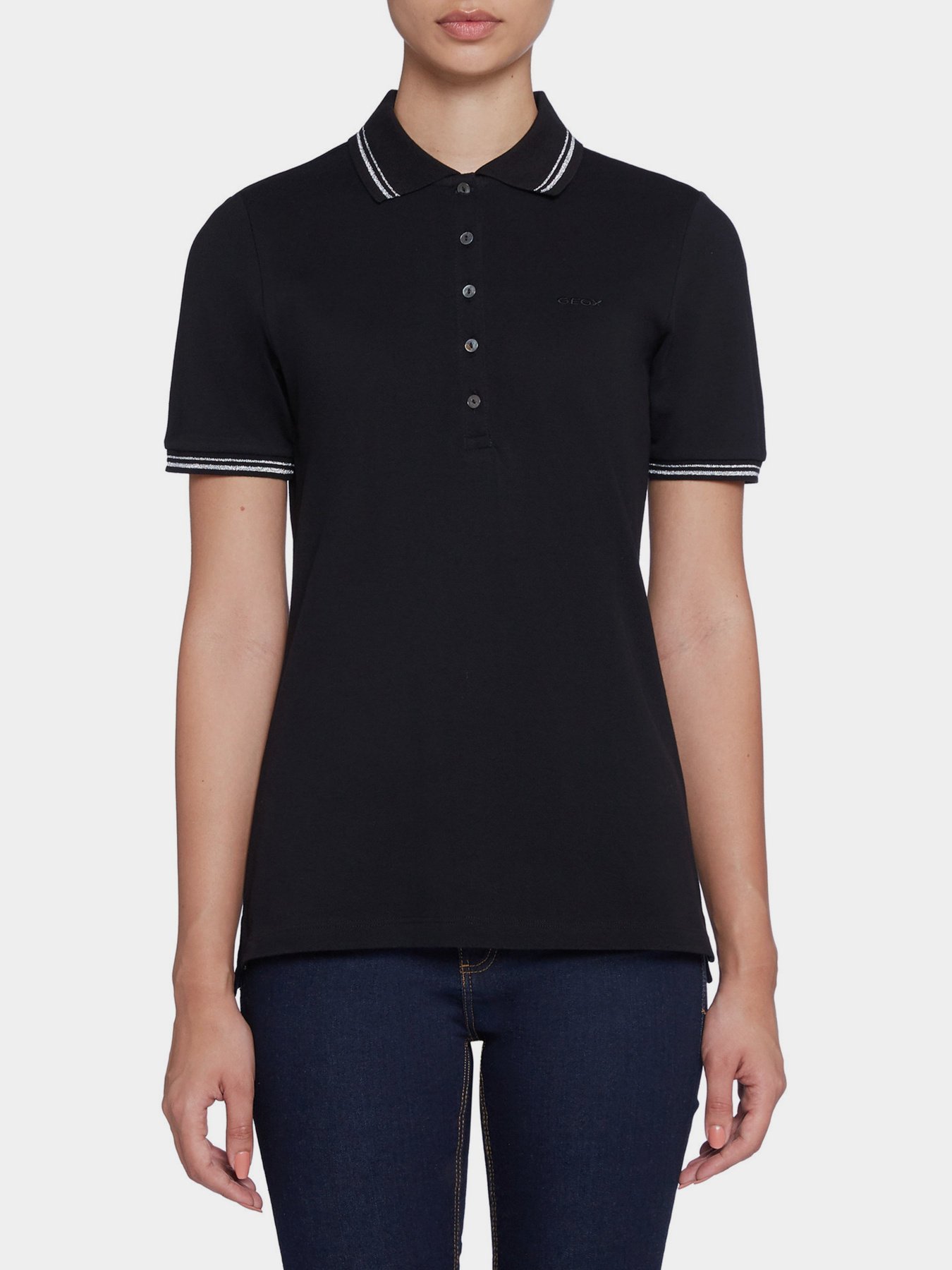 Поло Geox Sustainable модель W1210A-T2649-F9000 Поло Geox Sustainable модель W1210A-T2649-F9000 Фото