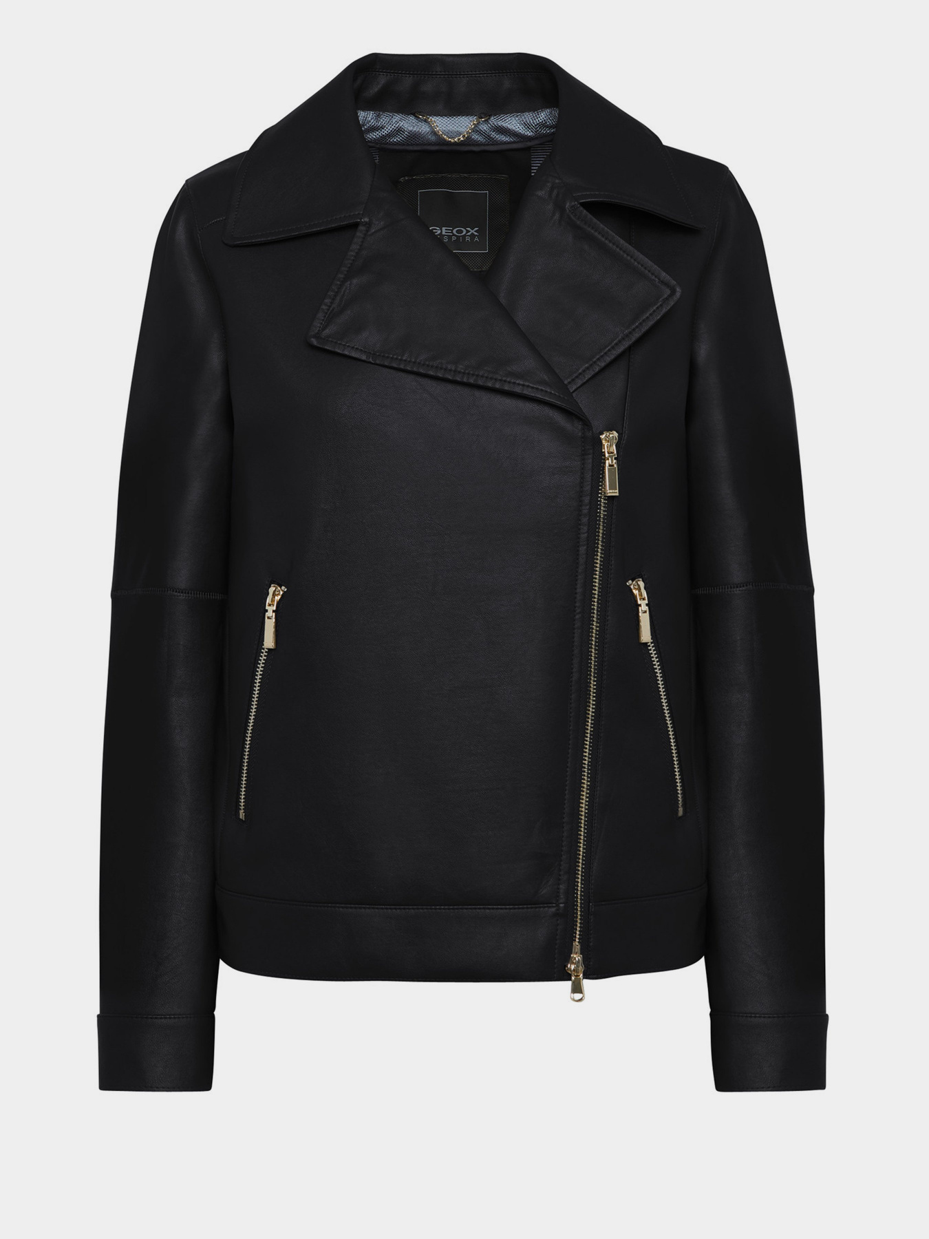 Куртка кожаная Geox Wimbley модель W1222D-T2851-F9000 Фото