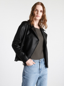 Куртка кожаная Geox Wimbley модель W1222D-T2851-F9000 Фото